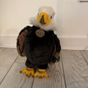 Disney Animal Kingdom Aurora Classic American Bald Eagle Plush‎ Standing 14" NWT